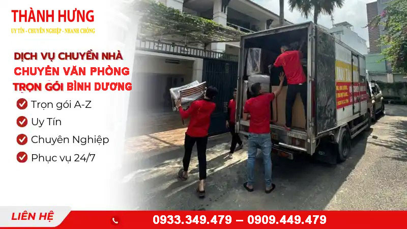 Dịch vụ chuyển văn phòng tại Bình Dương