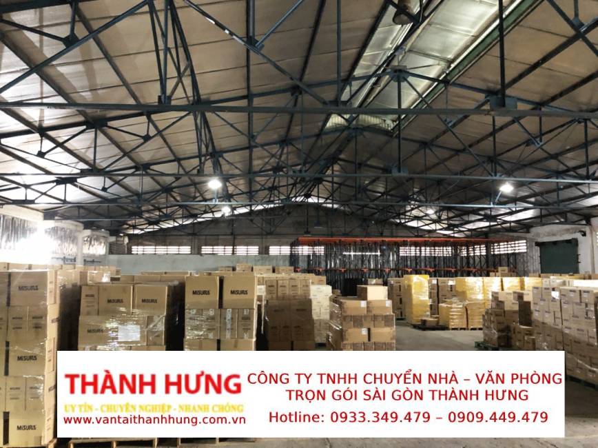 Chuyển kho xưởng trọn gói Quận Bình Tân