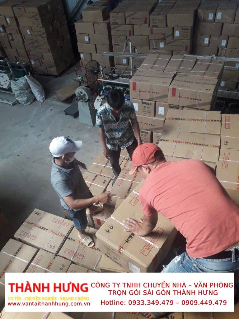 Chuyển kho xưởng trọn gói Quận 8